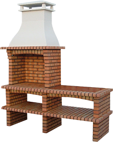 tuinhaard terrashaard Aveiro 07-2 stenen tuinhaard bbq Aveiro 07-2